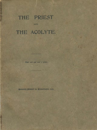 Item #230 The Priest and the Acolyte. J. F BLOXAM