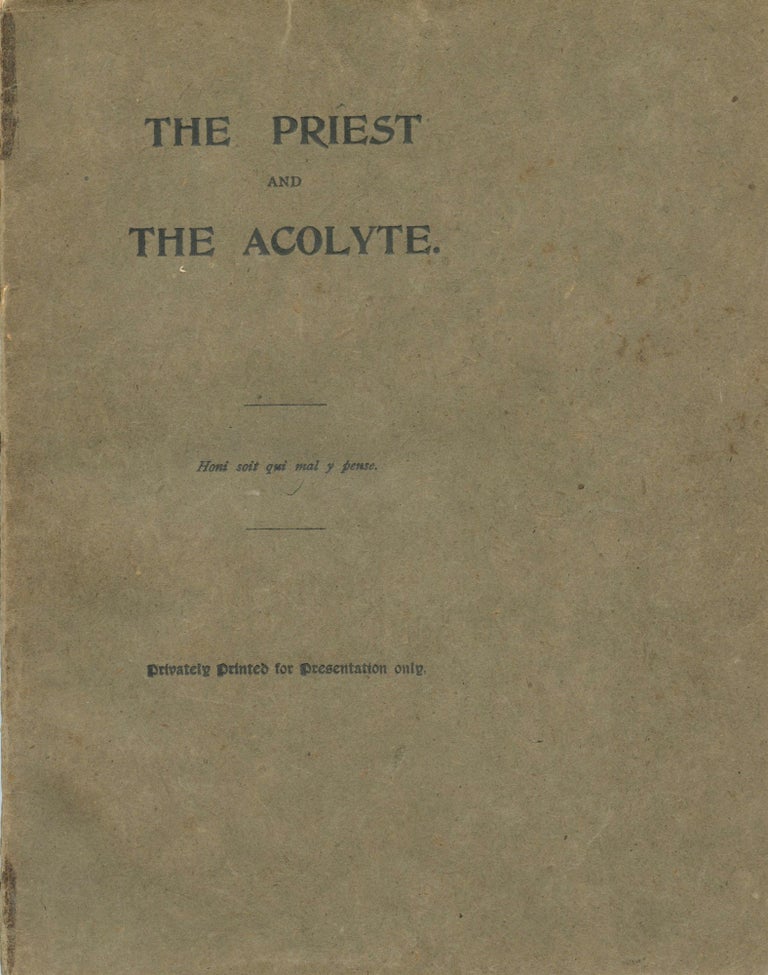 Item #230 The Priest and the Acolyte. J. F. BLOXAM.