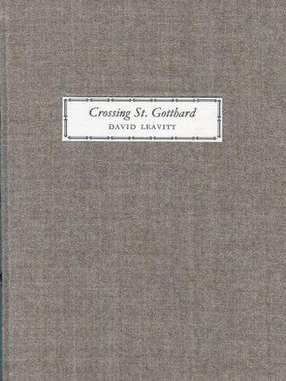 Item #5251 Crossing St. Gotthard. David LEAVITT