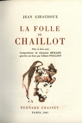 Item #5384 La Folle de Chaillot. Jean Giraudoux