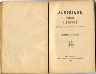 Item #5822 Alcibiade Enfant a l'Ecole. Ferrante PALLAVACINI, Antonio Rocco