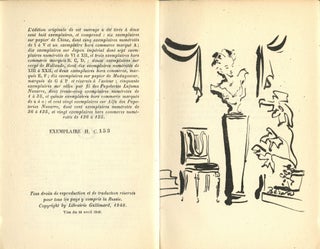 Item #6346 Les Monstres Sacrés. Portrait d'une pièce en trois actes avec trois dessins de...