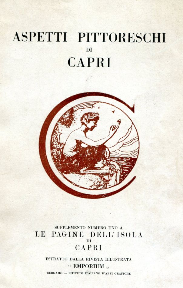 Item #6380 Aspetti Pittoreschi di Capri. Edwin CERIO.
