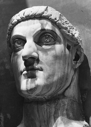 Item #6520 Head of Constantine, Palazzo dei Conservatori, Rome. (9.5" x 12"). Photographer's...