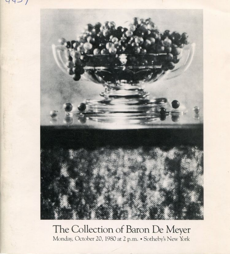 Item #6635 The Collection of Baron De Meyer. Baron De MEYER.