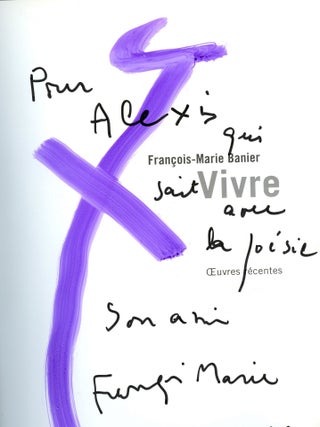 Item #6672 Vivre. François-Marie BANIER