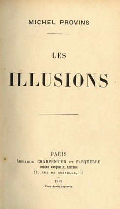 Item #7146 Les Illusions. Michel PROVINS