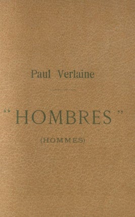 Item #7334 Hombres (Hommes). Paul VERLAINE