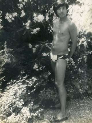 Item #7524 Vintage portrait of Thai youth (9.5" x 12"). Islay LYONS