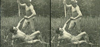 Item #7783 A vintage male nude photograph. MALE NUDES