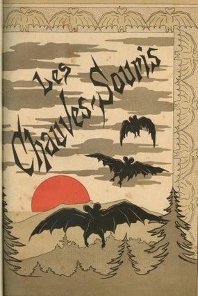 Item #8518 Les Chauves-Souris, six mélodies de Léon Delafosse, sur des poésies du Cte Robert...