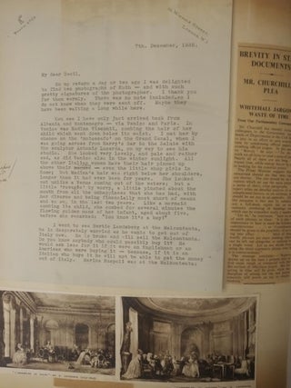 Item #8537 Scrapbook. Cecil BEATON