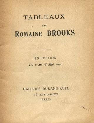 Item #8583 Tableaux par Romaine Brooks. Romaine BROOKS