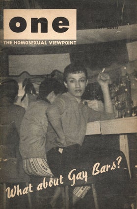 Item #8774 One magazine: the homosexual viewpoint. Don. ed SLATER