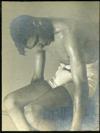 Portrait of seated model. Montague Charles GLOVER.