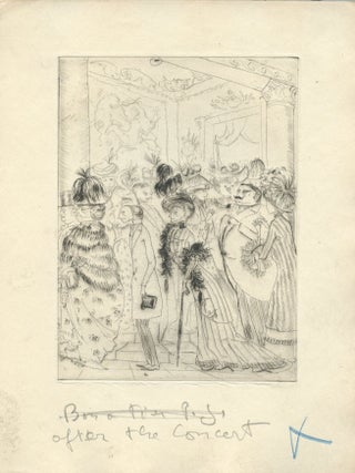 XV Portraits d'apr&egrave;s l'oeuvre de Marcel Proust. D&eacute;di&eacute;s &agrave; Isabelle de Broglie