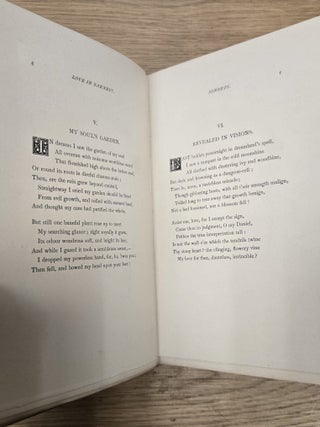Love in Earnest: Sonnets, Ballades, and Lyrics