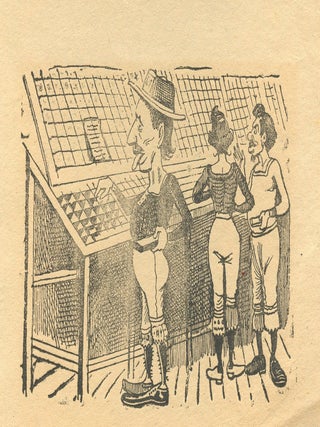 Three typesetters portrayed as effeminate homosexuals. Jos&eacute; Guadalupe POSADA.