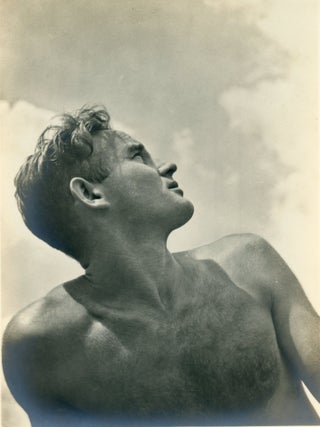 Shirtless male in profile. Kurt REICHERT, attrib.