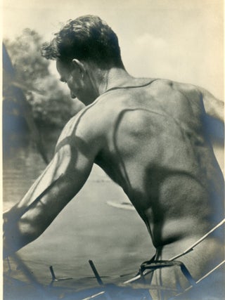 Nude male from behind. Kurt REICHERT, attrib.