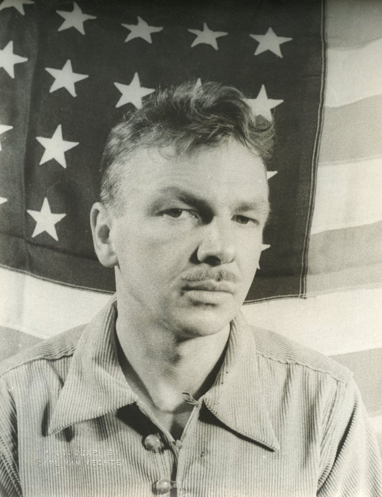 Item #9096 Portrait of Jared French. Carl VAN VECHTEN.