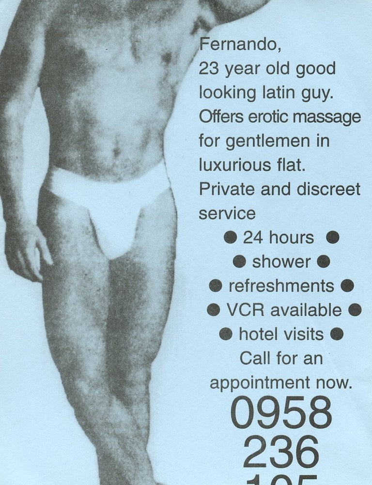 Item #9143 "Tart cards". PROSTITUTION.