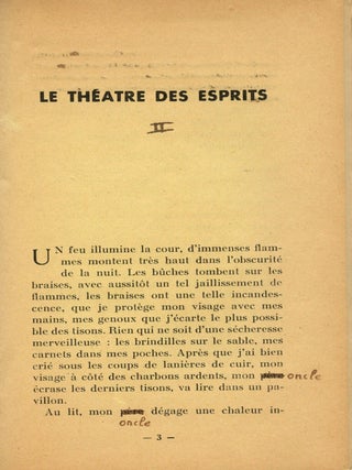 Le Voyage des Morts I & 2