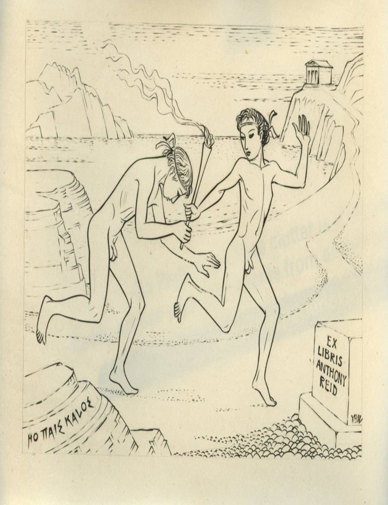 Item #9195 Bookplate for Anthony Reid. John Buckland WRIGHT.