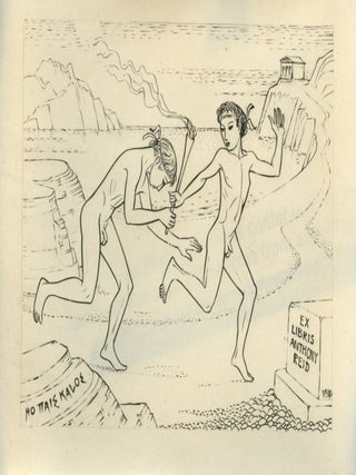 Bookplate for Anthony Reid. John Buckland WRIGHT.