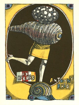 Bookplate for Anthony Reid. Josef LIESLER, Anthony Reid.